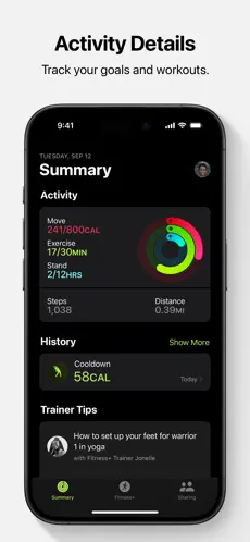 Iphone  Fitness App